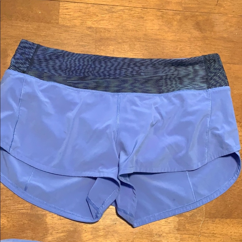 Lulu lemon running shorts